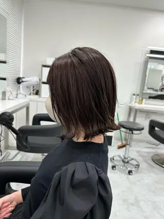 ミディアム ヘアアレンジ ブリーチなしトレンド SHUSAKUのヘアスタイル