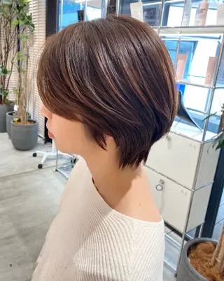 ショート カラー 平沢 真司のヘアスタイル