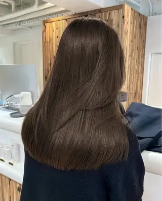 ロング 中村 美穂のヘアスタイル