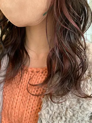 ロング カラー ヘアアレンジ メンズ キッズ 垢抜けカラー ヒロムのヘアスタイル