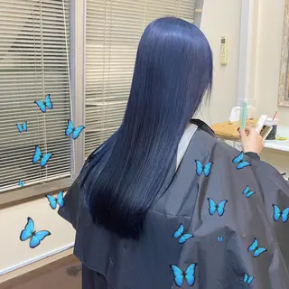 ロング カラー 色落ちまで可愛い🧚 心斎橋hikaruのヘアスタイル