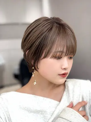 ショート 韓国レイヤー🌸 艶髪🫧池袋/礼二郎のヘアスタイル