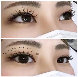 マツエク・マツパ 太田 莉菜のマツエク・マツパデザイン