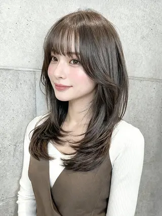 ロング メンズ特化😎パーマ メッシュ/KAITOのヘアスタイル