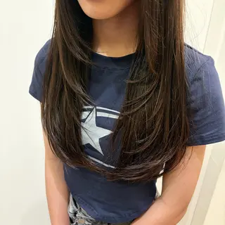 ロング トヨダ🤍 パーマのヘアスタイル