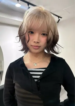 ショート カラー ヘアアレンジ 🌈【🎀ヘアデザイ ナー🎀】✨ノン✨のヘアスタイル