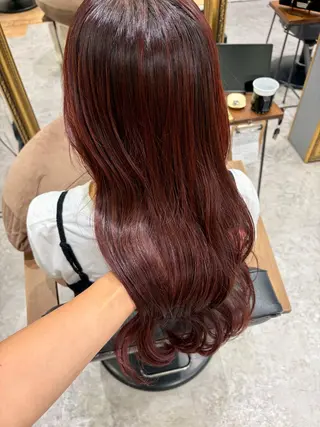 カラー 🍎エクステ/暖色 カラー🍎あyaかのヘアスタイル