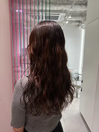 ロング パーマ HARUHI 銀座 美容師౨ৎ⋆˚のヘアスタイル