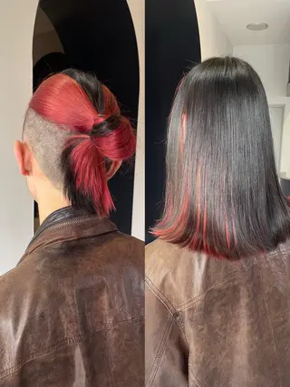 ロング カラー 宇野 颯太のヘアスタイル