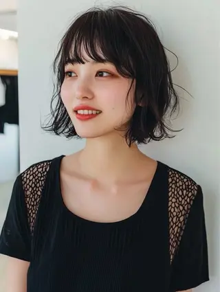 カラー 似合わせカット 韓国風/モデル募集中のヘアスタイル