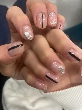 メンズ ネイル akari✨千葉駅 デザイン、メンズ🪐のネイルデザイン