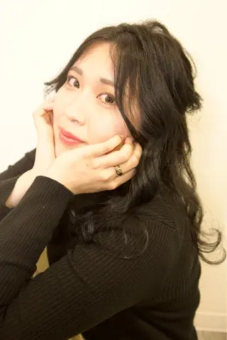 ロング カラー パーマ 長岡 美紀のその他イメージ