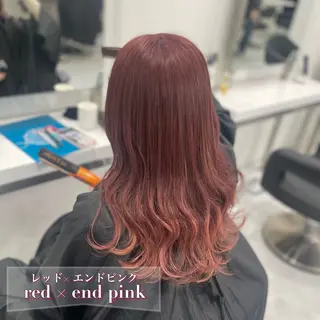 セミロング カラー 💗トレンドモテヘア Natsumi 💗のヘアスタイル