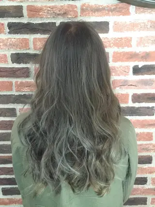 ミディアム セミロング ロング カラー メンズ特化美容師 カラー専門ぺーターのヘアスタイル