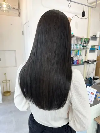 ロング カラー パーマ 髪質改善特化【荻窪】 RYOTOのヘアスタイル