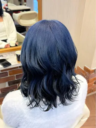 セミロング カラー 前山拓巳 /マンツーマンサロンのヘアスタイル