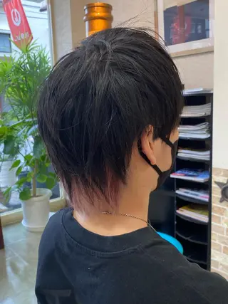 ミディアム 水田 誠貴のヘアスタイル