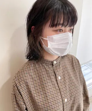ミディアム カラー ❏アンニュイパーマ 川原畑 拓也❏のヘアスタイル