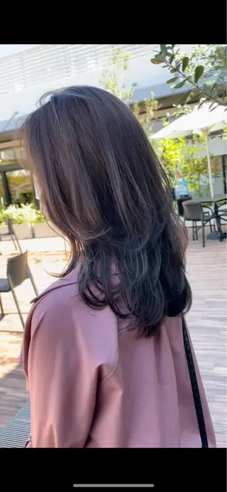 セミロング カラー クドウレイ fifth神南のヘアスタイル