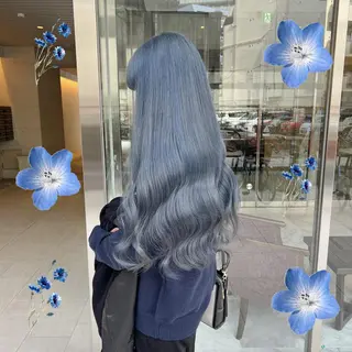 ロング 色落ちまで可愛い🧚 心斎橋hikaruのヘアスタイル