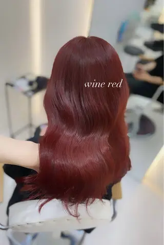 セミロング カラー 艶髪・透明感カラー・ 韓国ヘア・Yuriのヘアスタイル