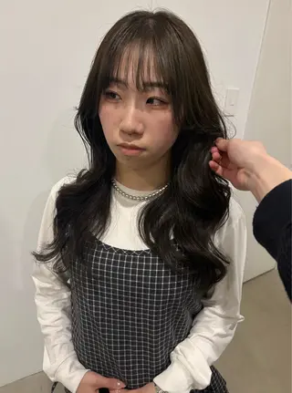 セミロング むねはる /札幌美容師のヘアスタイル