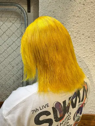 ミディアム カラー ヘアアレンジ 🍀透明感カラー×垢 抜けボブ リクト💥のヘアスタイル