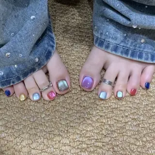 ネイル 🎀 ユズ 🎀のネイルデザイン