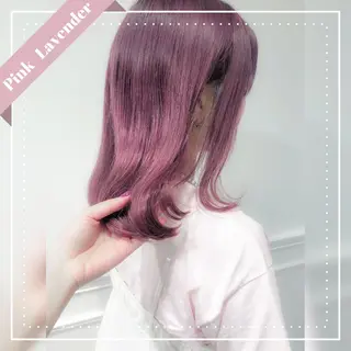 セミロング カラー miyu /トレンド カラー×艶髪のヘアスタイル