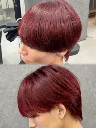 ショート カラー 角戸 嵐のヘアスタイル