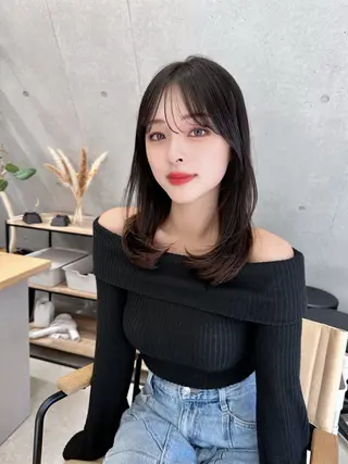 ミディアム ヘアアレンジ 北村 誉 /パーソナルカラーのヘアスタイル