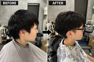 ショート メンズ 髪ちょす/理容室 【限定謝礼有り】のヘアスタイル