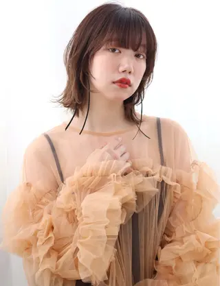 ミディアム 鈴畑 皓平のヘアスタイル