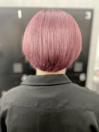 ショート カラー 透明感カラー特化🫧 🦋栗原🦋のヘアスタイル