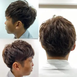 ショート カラー メンズ 堀 広夢のヘアスタイル