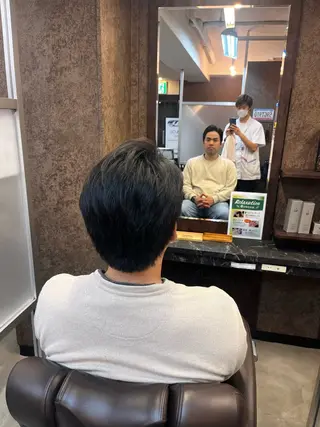 ミディアム メンズ 清水 寧生のヘアスタイル