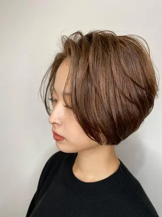 ショート カラー カラー特化サロン茶屋 町Furukuboのヘアスタイル