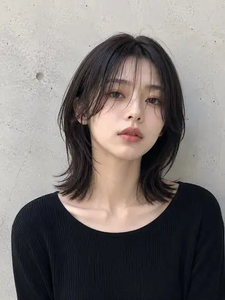 ミディアム レディースカット✂️ レイヤー✨みくのヘアスタイル