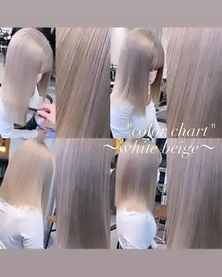 ミディアム カラー 💜ハイトーン💛 マジカルかいちゃんのヘアスタイル