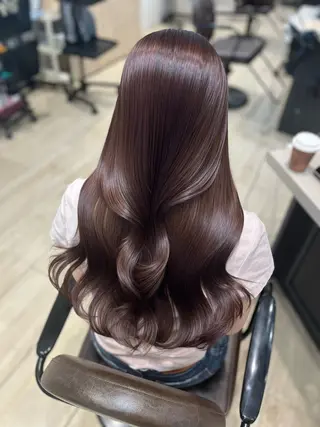 セミロング カラー 似合わせ×モテ髪🪄 銀座/Makoのヘアスタイル