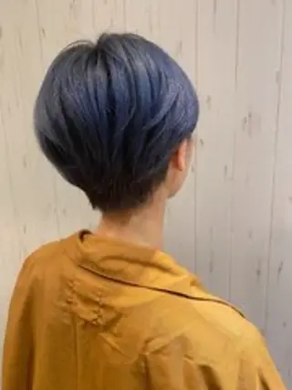 ショート カラー ✨髪質改善カラー✨ 赤味除去カラー／理久のヘアスタイル