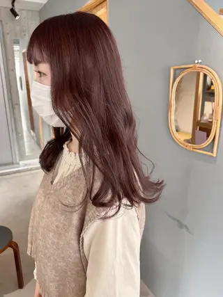 ロング カラー 名駅🦢大人艶カラー 🪽カミヤアカネのヘアスタイル