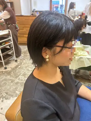 ショート 若狭 彩花のヘアスタイル