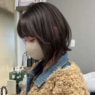 ショート 透明感🍨レイヤー ヘアセット/miyuのヘアスタイル