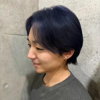 カラー メンズ HAGA HINAのヘアスタイル