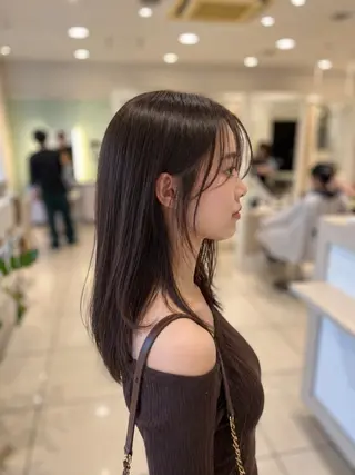 セミロング パーマ 金子 直樹のヘアスタイル