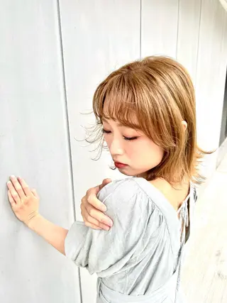 ミディアム 田中 孝典のヘアスタイル