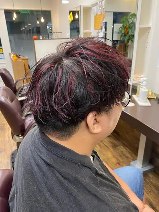 ショート カラー メンズ 髪質改善特化美容師 酸性ストレート近藤俊のヘアスタイル
