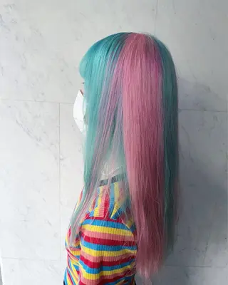 ミディアム カラー 町田ブリーチ特化 MANATOのヘアスタイル