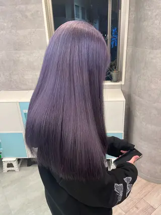 ロング ♡似合わせ ♡ハイトーン♡のヘアスタイル